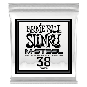 .038 M-Steel Wound Electric Guitar Strings 6 Pack