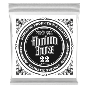 .022 Aluminum Bronze Wound Acoustic Guitar Strings 6 Pack