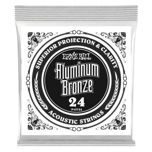 .024 Aluminum Bronze Wound Acoustic Guitar Strings 6 Pack