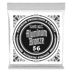 .056 Aluminum Bronze Wound Acoustic Guitar Strings 6 Pack
