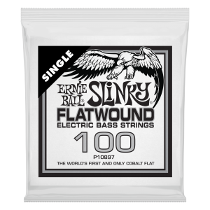 .100 Slinky Flatwound Electric Bass String Single