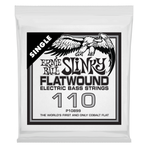 .110 Slinky Flatwound Electric Bass String Single