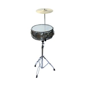 New York Pro Snare Drum Kit:  Chrome Finish, 16 Lugs, Cymbal & Pad.  Includes Carrying Case, Stand, Sticks and Carrying Strap SD-2-1