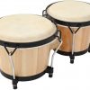Bongos With Natural Hide Head