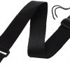 Guitar Strap - Black Nylon